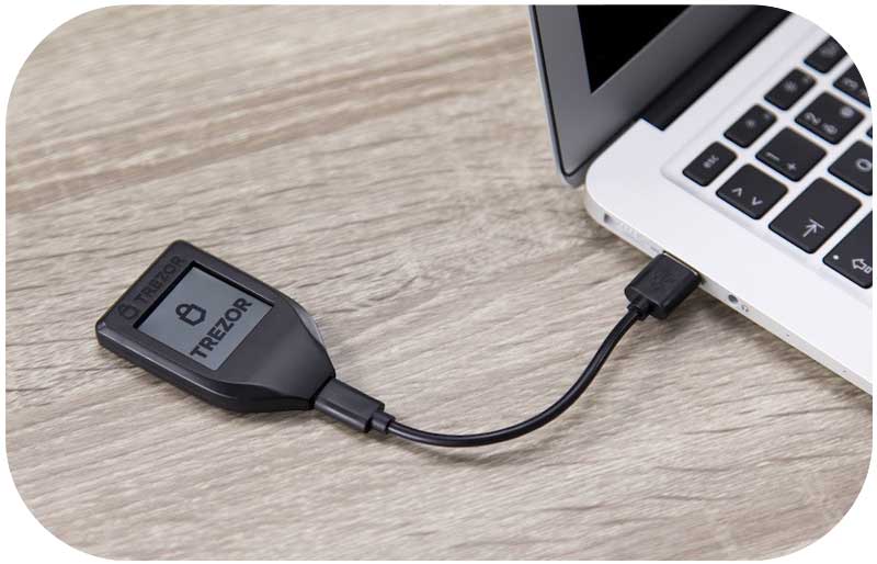 کیف پول سخت افزاری TREZOR Model T