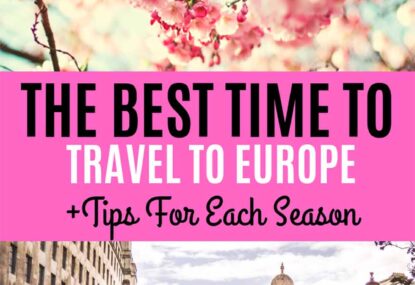 بهترین زمان سفر به اروپا