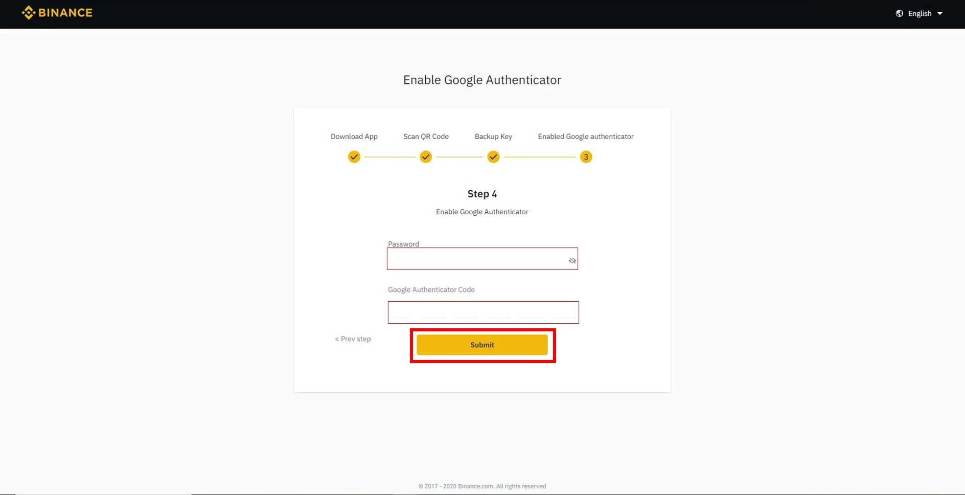 ثبت نام در صرافی بایننس
