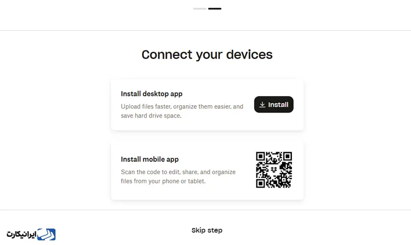 نصب اپلیکیشن روی دستگاه‌ها