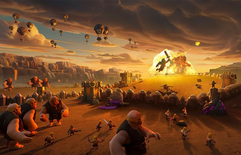 خرید بازی clash of clans