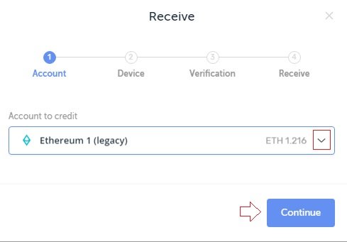 ارسال اتر به مای اتر ولت