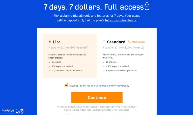 نحوه خرید اکانت ahrefs