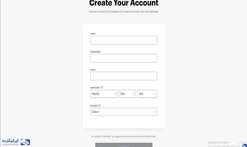 نحوه خرید اکانت hulu