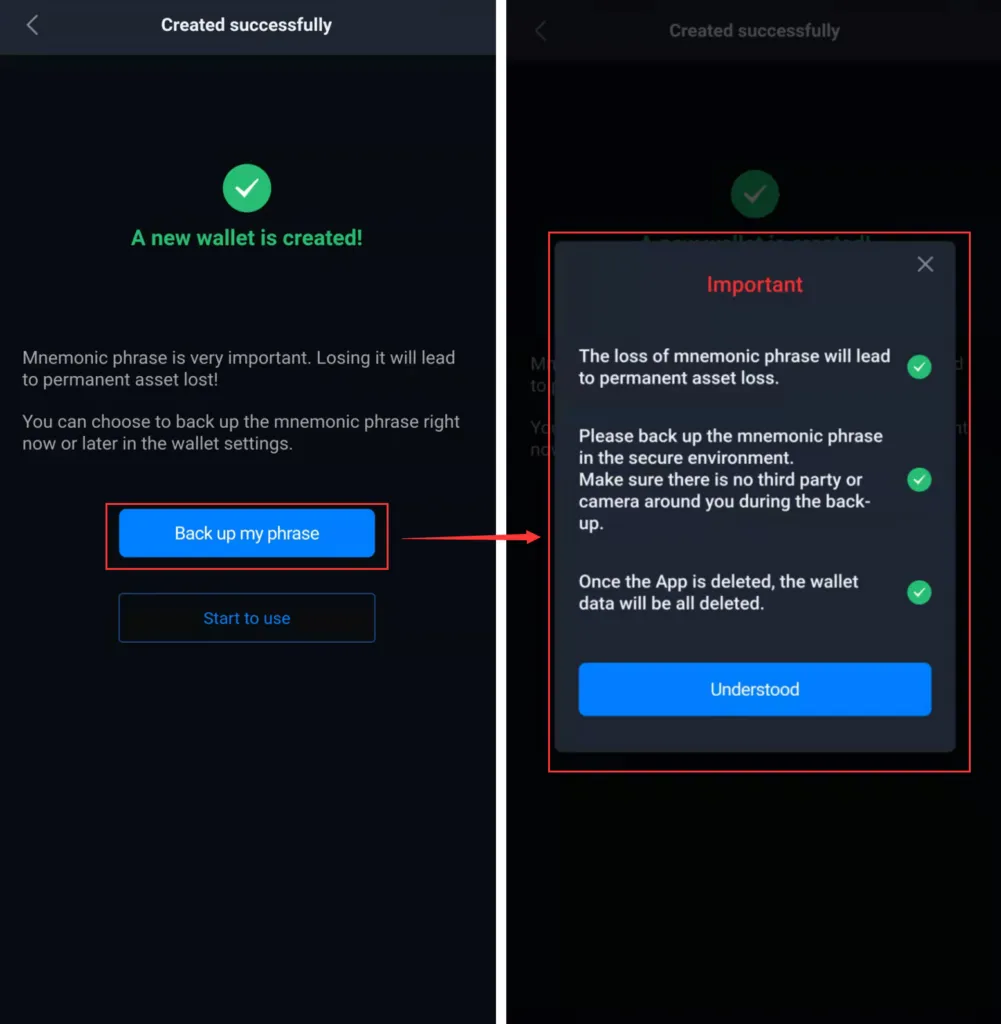 کپی گرفتن از عبارت بازیابی