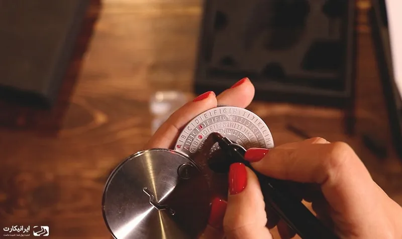 نشانه گذاری با مارکر روی دیسک