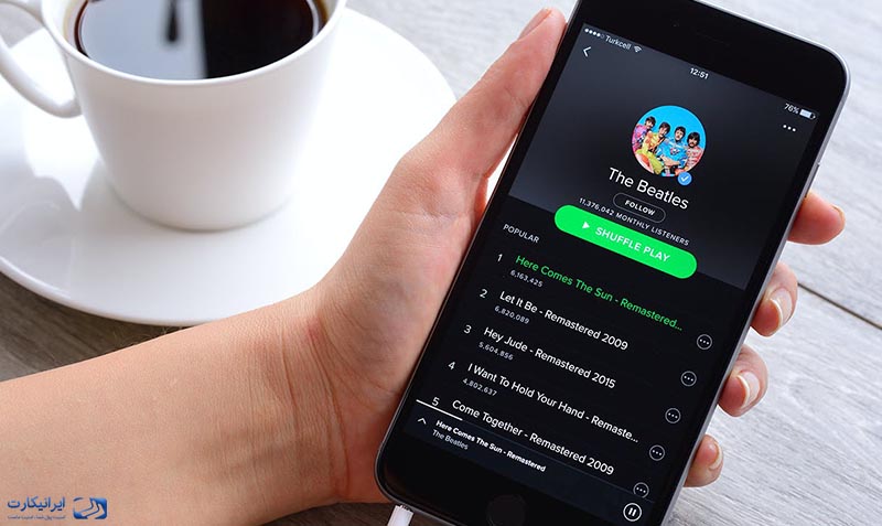 چگونه در اسپاتیفای اهنگ گوش کنیم