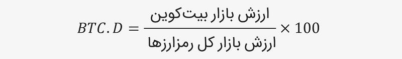 فرمول دامیننس بیت‌ کوین