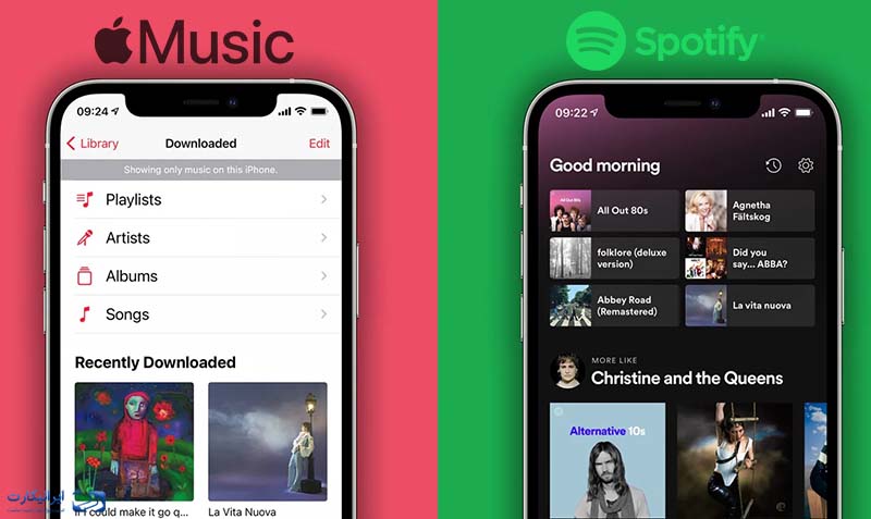 اپل موزیک یا اسپاتیفای