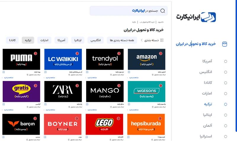 نحوه خرید از ترندیول از طریق ایرانیکارت