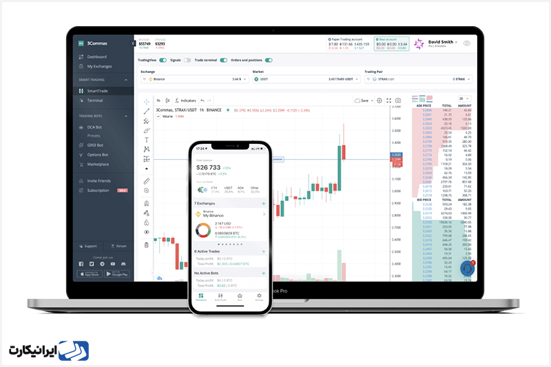 بهترین ربات‌های ارز دیجیتال - ربات ترید 3Commas