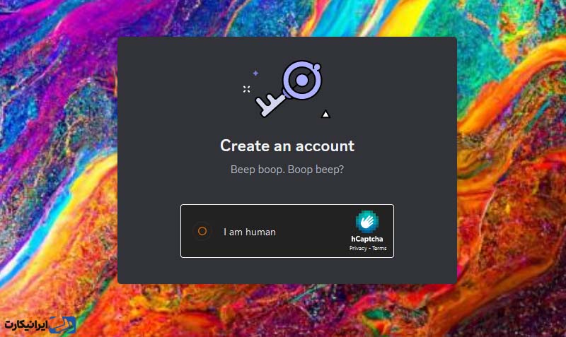 ثبت نام در سایت Discord