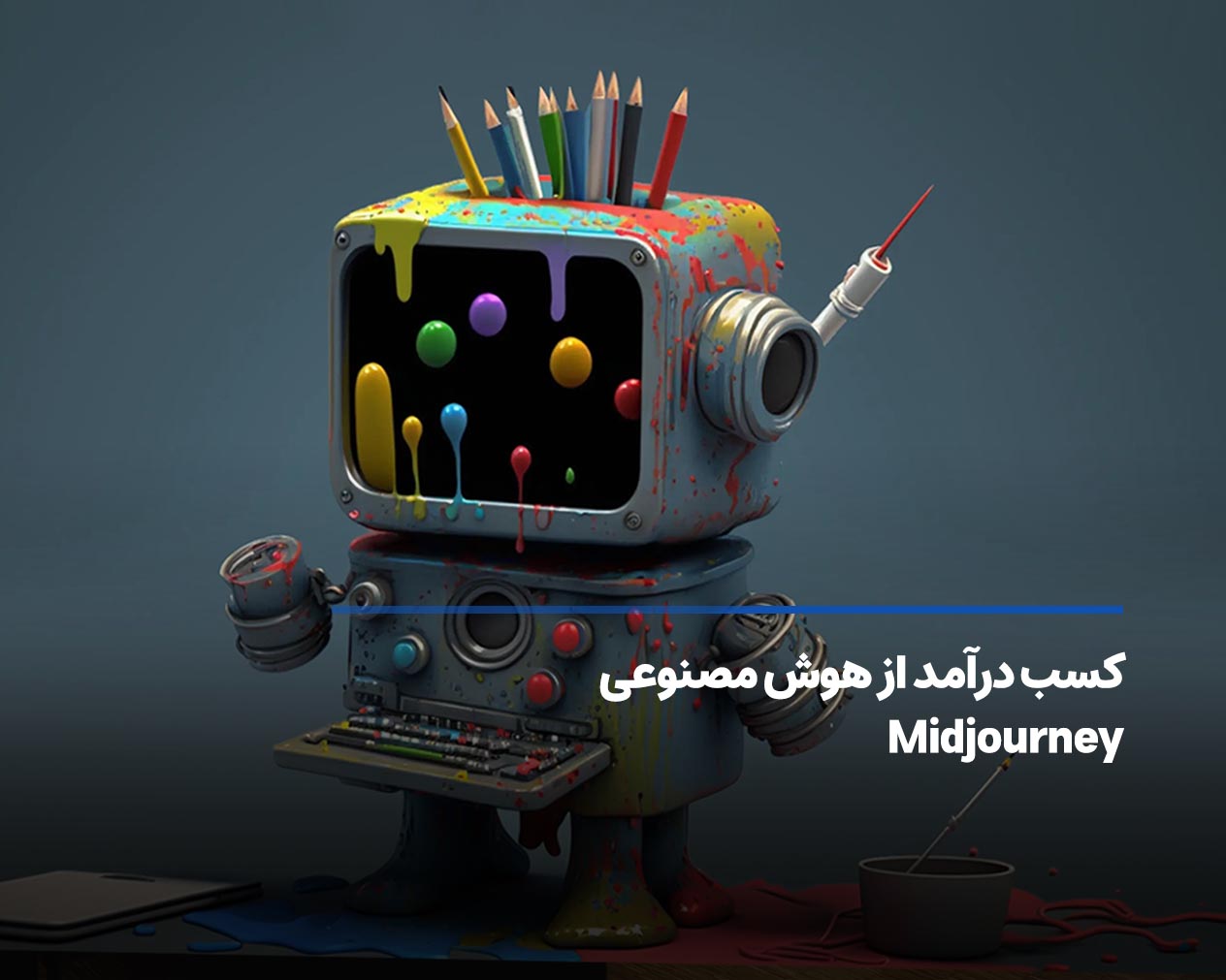 کسب درآمد از هوش مصنوعی میدجورنی Midjourney