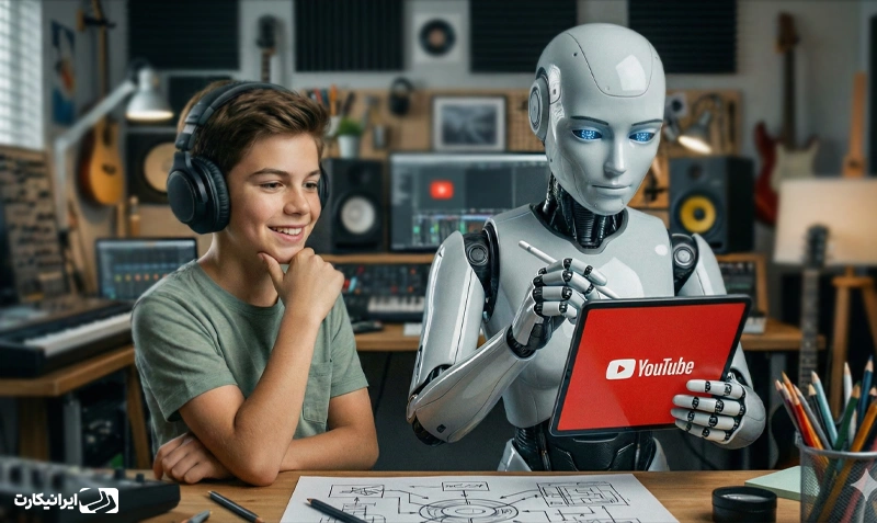 قوانین یوتیوب برای استفاده از هوش مصنوعی در محتوا