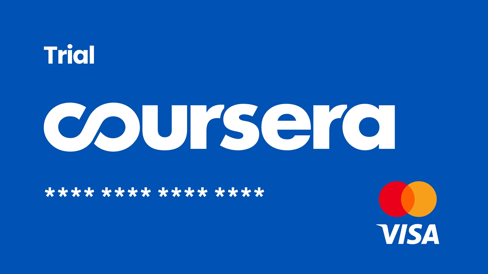 کارت مخصوص ترایال Coursera