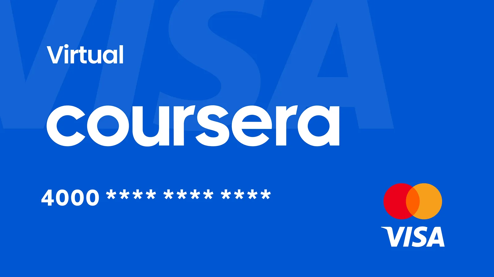 کارت مخصوص coursera