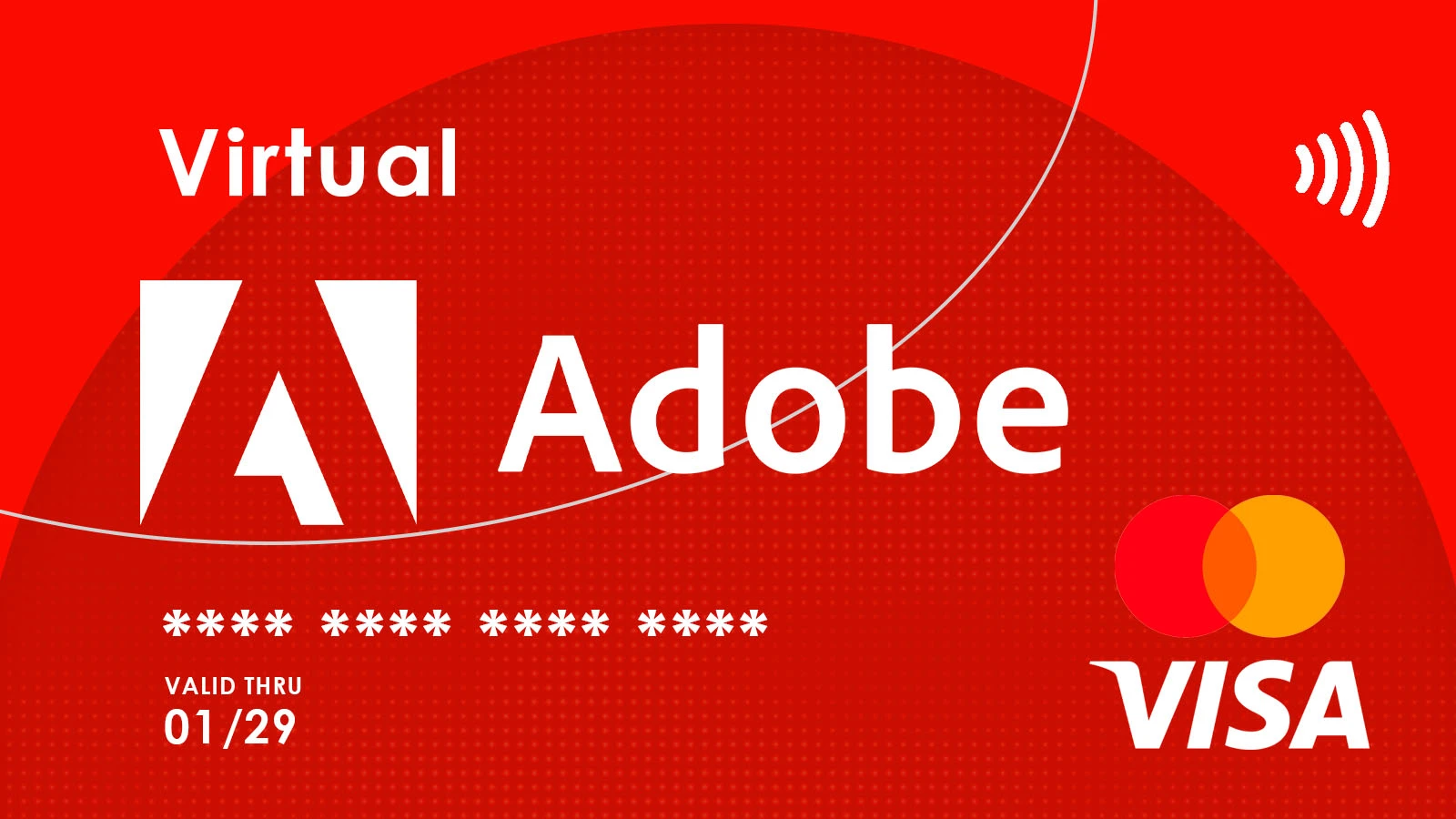 کارت مخصوص پرداخت ترایال Adobe