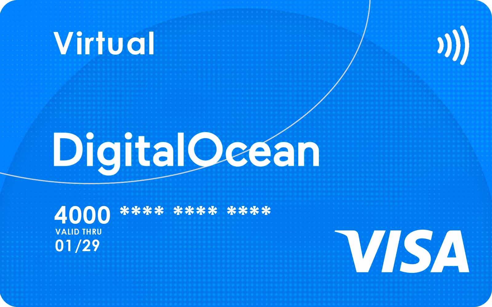 ویزا کارت Digital Ocean