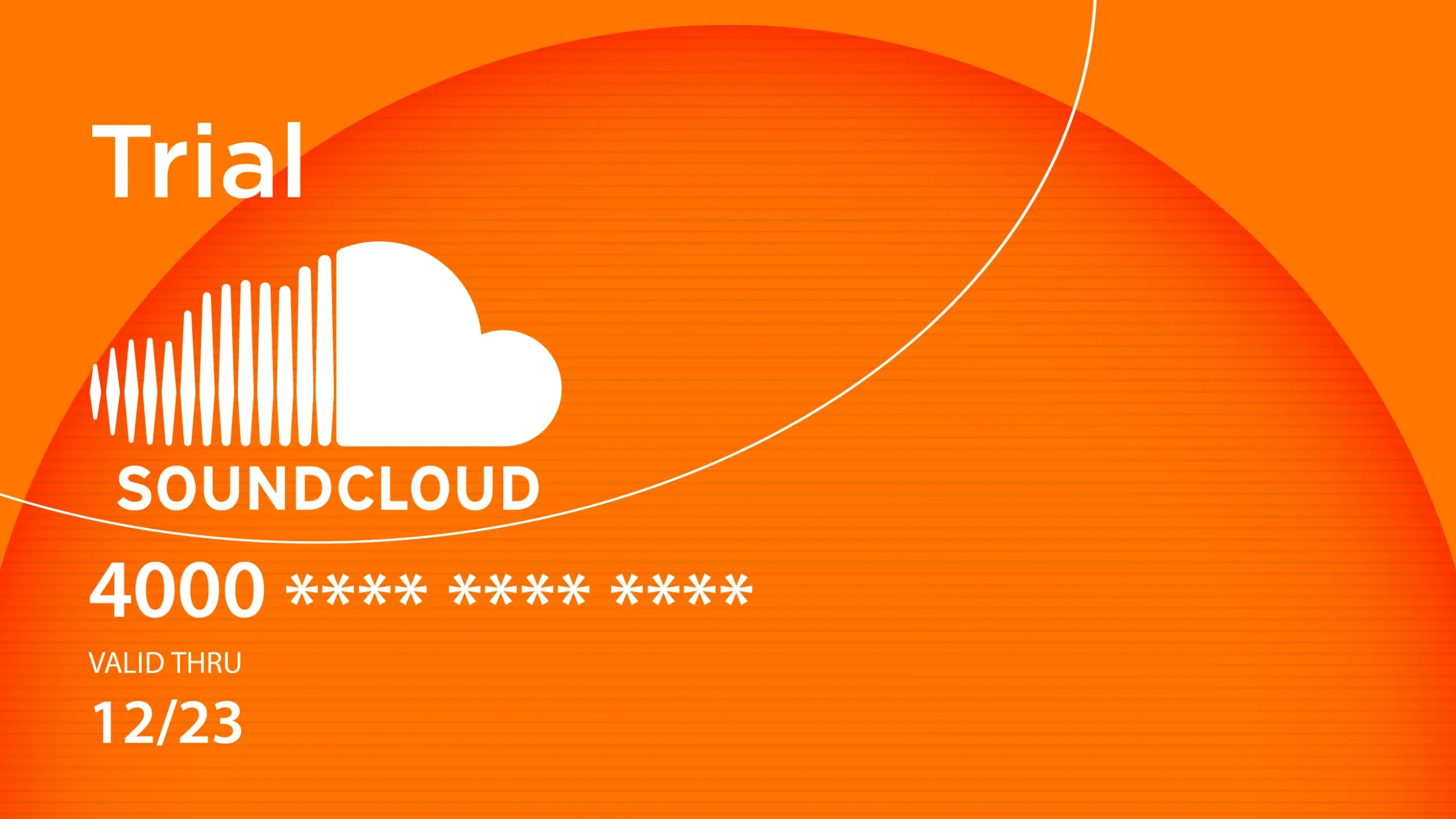 کارت مخصوص ترایال SoundCloud