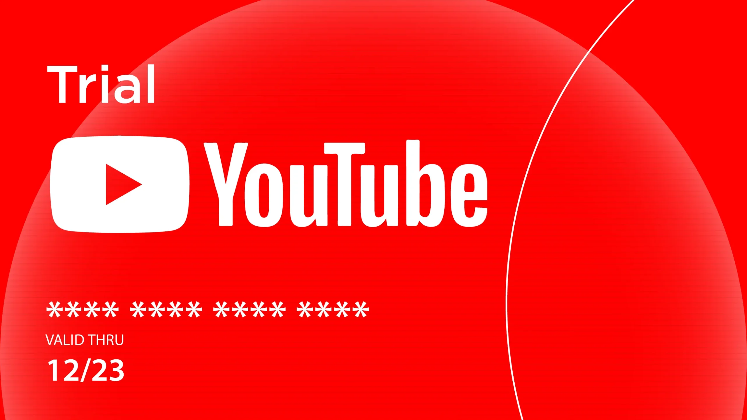 کارت پرداخت ترایال یوتیوب