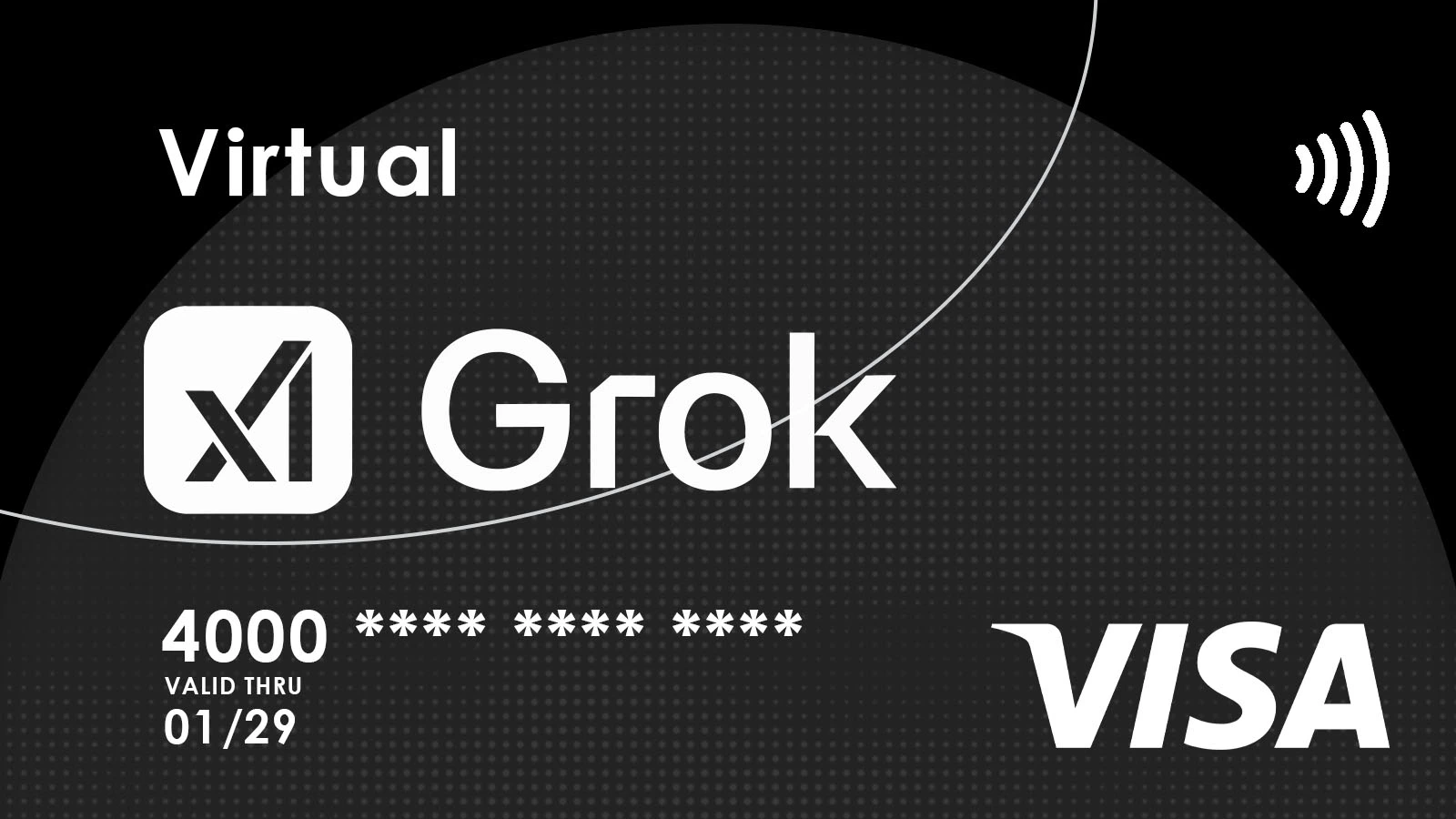 ویزاکارت مخصوص پرداخت X AI( گروک)