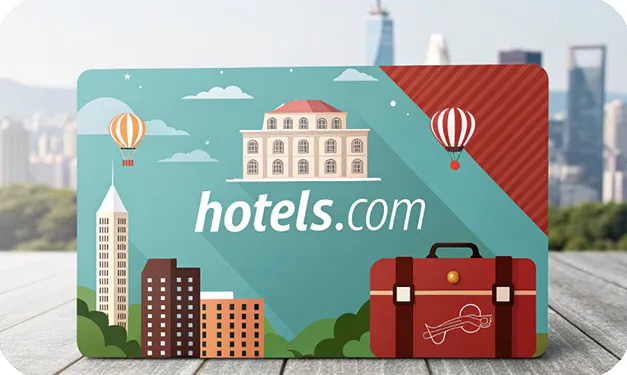 کاربردهای گیفت کارت Hotels.com