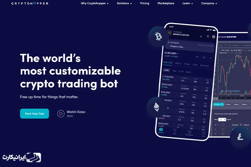 ربات Cryptohopper بهترین برای معامله گران اسپات و فیوچرز 