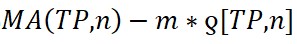فرمول خط پایینی اندیکاتور باند بولینگر