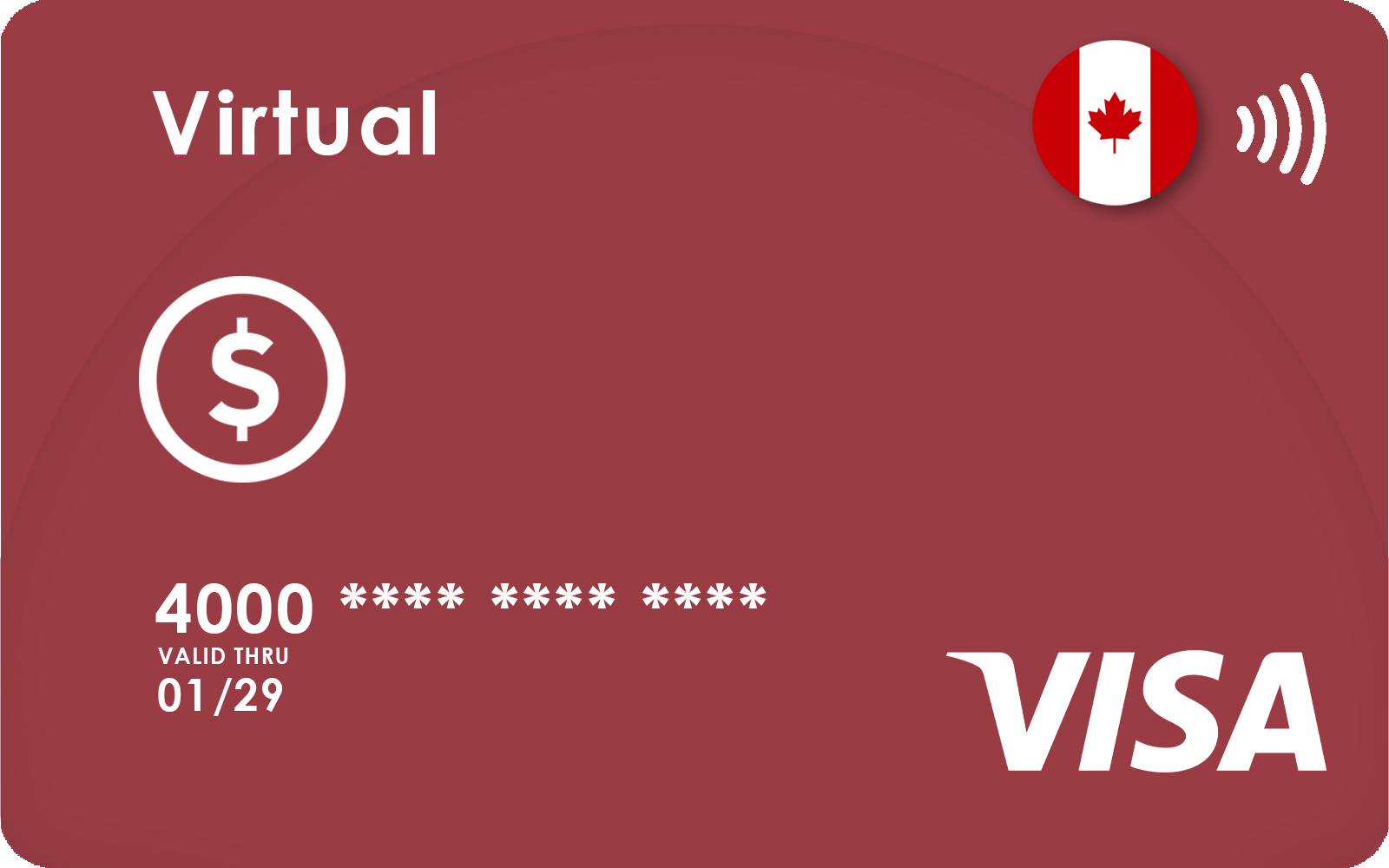 خرید ویزا کارت مجازی کانادا