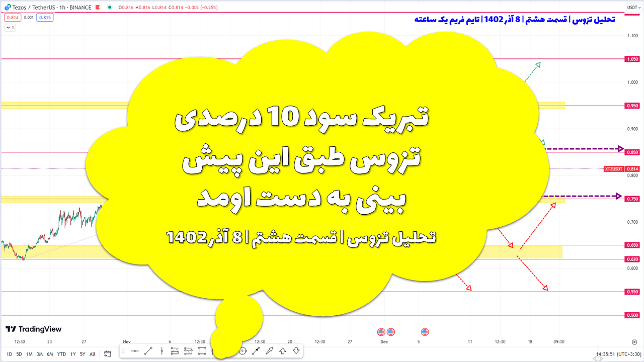 تبریک سود 10 درصدی تزوس طبق این پیش بینی به دست اومد | تحلیل تزوس | قسمت هشتم | 8 آذر 1402