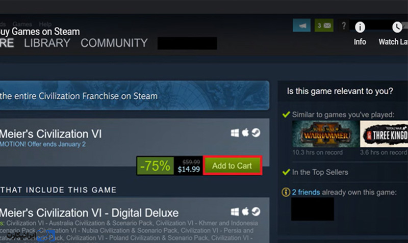 نحوه خرید از فروشگاه استیم steam