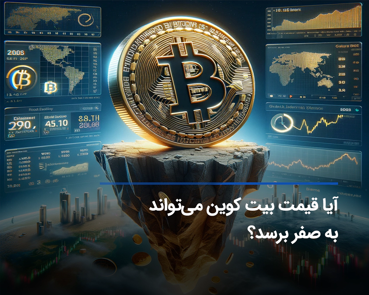 آیا قیمت بیت کوین می‌تواند به صفر برسد؟         