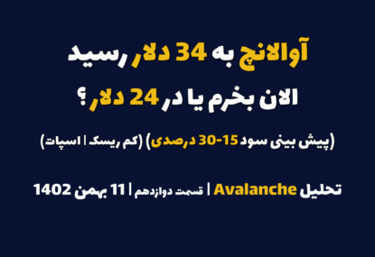 آوالانچ را در چه قیمتی بخرم که در چند روز آینده 15-30 درصد سود بده؟ | تحلیل آوالانچ | قسمت دوازدهم | 11 بهمن ۱۴۰۲