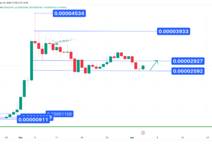 واکنش به سطح مقاومت، تحلیل تکنیکال شیبا اینو ۱۴۰۳/۰۱/۱۶،ادامه روند صعودی