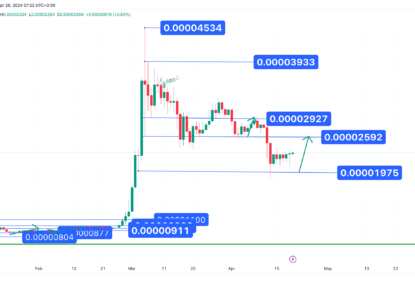 واکنش به سطح مقاومت 0.000026 دلار، تحلیل تکنیکال شیبا اینو ۱۴۰۳/۰۲/۰۱،آغاز روند صعودی