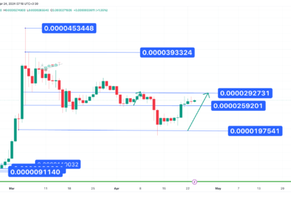 دستیابی به سطح مقاومت 0.000026 دلار، تحلیل تکنیکال شیبا اینو ۱۴۰۳/۰۲/۰۵،ادامه روند صعودی