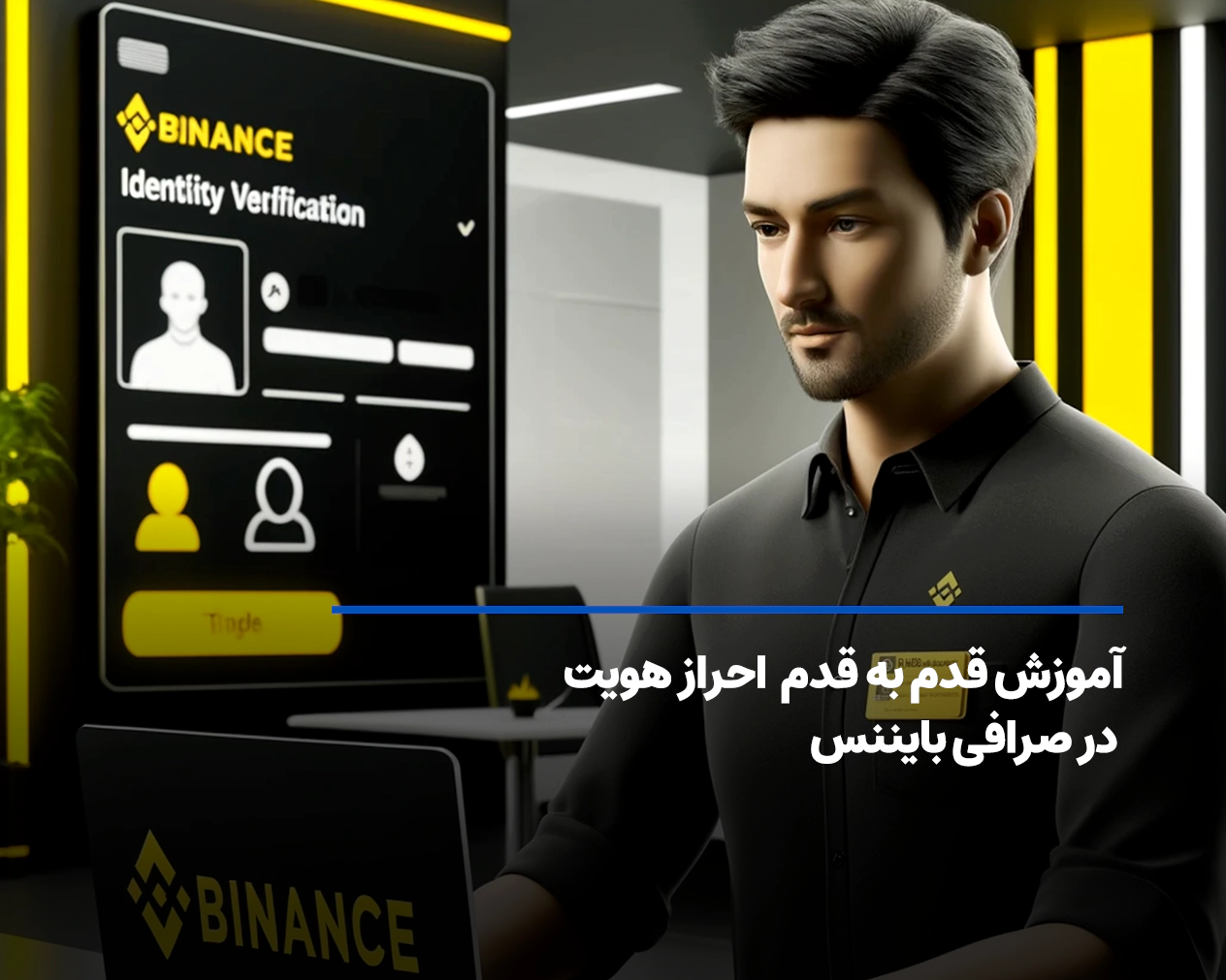 آموزش قدم به قدم احراز هویت در بایننس برای کاربران ایرانی