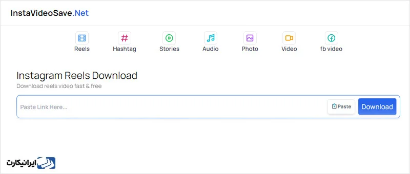 دانلود از اینستا از طریق وب سایت InstaVideoSave
