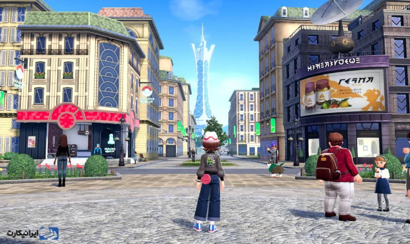 تصویر بازی Pokemon Legends: Z-A در شهر مدرن با گیمپلی اکتشافی و مبارزات پوکمون