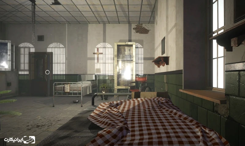 نمایی از بازی Dagon؛ اتاقی متروکه شبیه بیمارستان