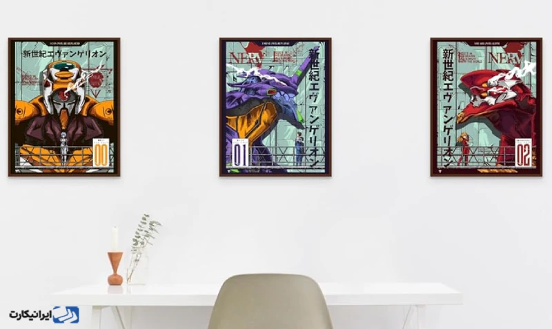 پوستر تزئینی با تم Neon Genesis Evangelion