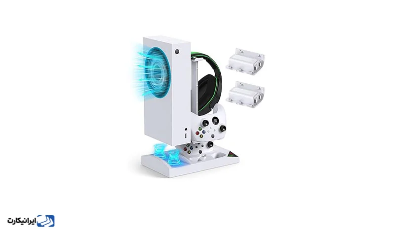 پایه خنک‌ کننده و استند کنسول