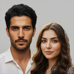 پرامپت هوش مصنوعی برای ساخت عکس کاپلی و عاشقانه