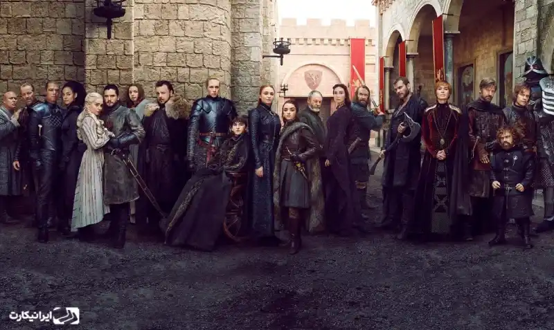 پوستر سریال Game of Thrones؛ نبرد خاندانها برای تاجوتخت در دنیای فانتزی