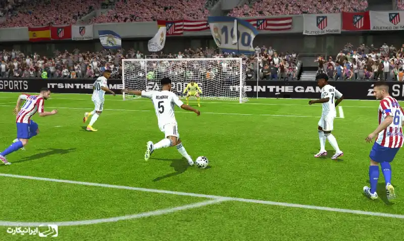 گیمپلی EA SPORTS FC Mobile 26 با گرافیک بالا در مسابقه فوتبال